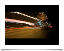 Painting With Motor Light At Speed - Chris Berg